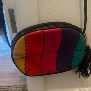 Colorful Patchwork Crossbody Bag